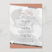 モダンテラカジュアル結婚コッタ詳細 エンクロージャーカード (正面)