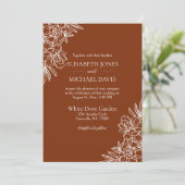 モダンテラコタフローラ結婚ズ 招待状 (スタンド正面)