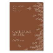 モダンテラミニマル離れ座席表 テーブルナンバー (正面)