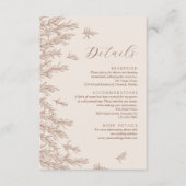 モダンテラミニマル離れ結婚詳細 エンクロージャーカード (正面)