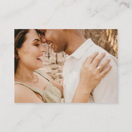 モダンテラ結婚コッタの外装カード エンクロージャーカード (裏面)