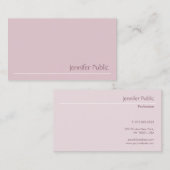 モダンテンプレートエレガントトレンディープロフェッショナルシック 名刺 (正面/裏面)