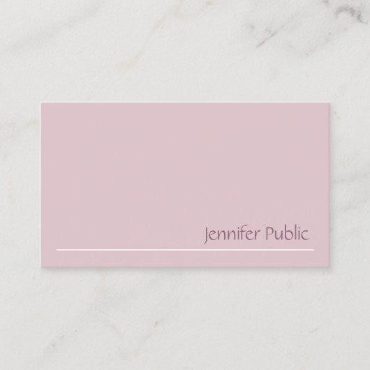 モダンテンプレートエレガントトレンディープロフェッショナルシック 名刺 (正面)