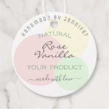 モダンテンプレートパステルカラー製品パッケージ