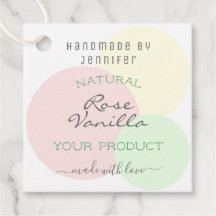 モダンテンプレートパステルカラー製品パッケージ