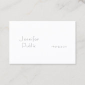 モダンテンプレートミニマルプロフェッショナル 名刺 (正面)