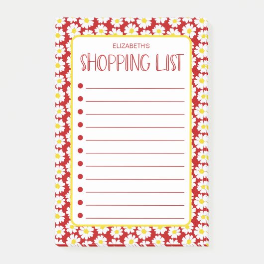 モダンデイジーショッピング一覧 ポストイット (正面)