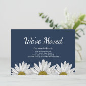 モダンデイジーネイビーブルーフローラ移動 案内状 (スタンド正面)