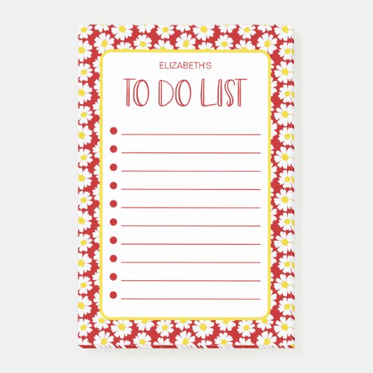 モダンデイジー一覧 ポストイット (正面)