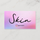 モダンデザインエステティシャン 名刺 (裏面)