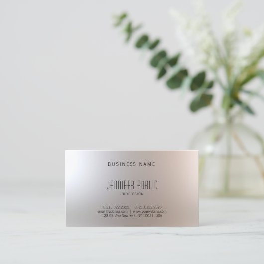 モダンデザインエレガントプロフェッショナルプレイングラマー 名刺 (スタンド正面)