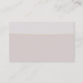 モダンデザインクエレガントリーンプレーントレンディーラグジュアリー 名刺 (裏面)