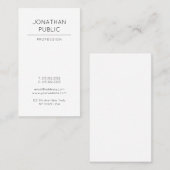 モダンデザインクエレガントリーンプレーントレンディーラグジュアリー 名刺 (正面/裏面)