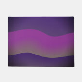 モダンデザインシェードオブパープルシンプルエレガント ドアマット (正面)