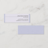 モダンデザインスタイリッシュグラモールプレーンプロフェッショナル スキニー名刺 (正面/裏面)