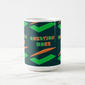 モダンデザインダークカラーテーマ質問 コーヒーマグカップ (中央)