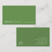 モダンデザインプロフェッショナルエレガントゴルフインストラクター 名刺 (正面/裏面)