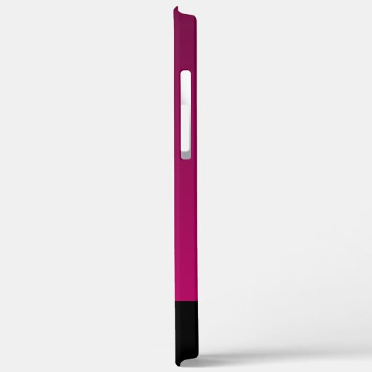 モダンデザインモノグラム勾配紫色パターン Case-Mate iPhoneケース (裏面 / 左)