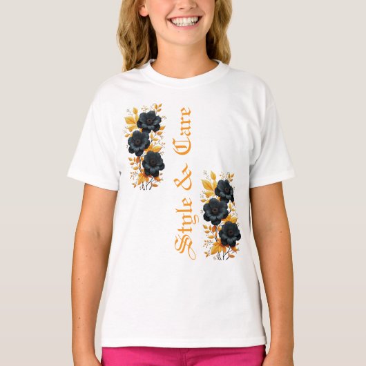 モダンデザイン女子Tシャツバイスタイル&気に Tシャツ (正面)