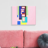 モダンデザイン キャンバスプリント (インサイチュ (リビング))