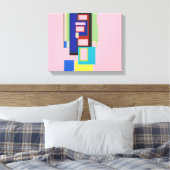モダンデザイン キャンバスプリント (インサイチュ (寝室))