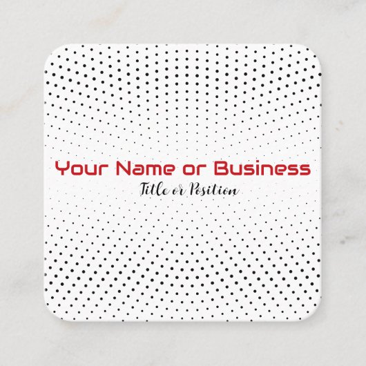 モダンデザイン スクエア名刺 (正面)