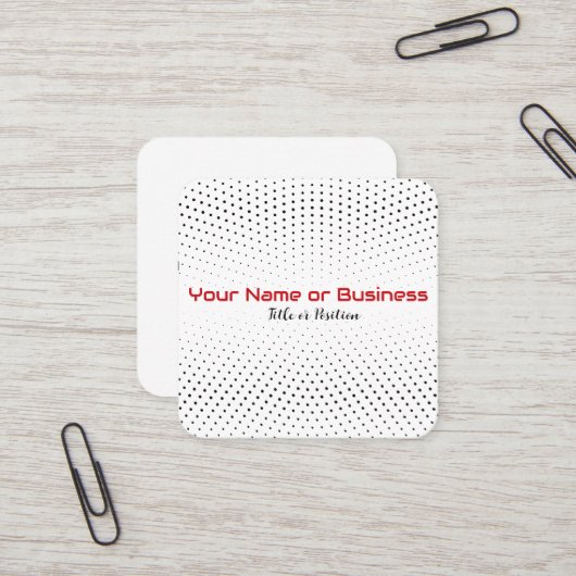 モダンデザイン スクエア名刺 (正面/裏面インサイチュ)