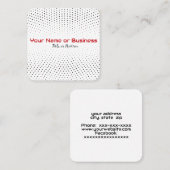 モダンデザイン スクエア名刺 (正面/裏面)