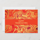 モダンデザイン ハッピータンクスギビング シーズンカード (正面)