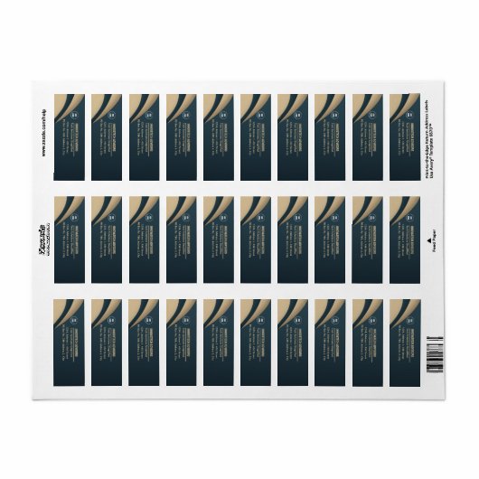 モダンデザイン ラベル (フルシート)