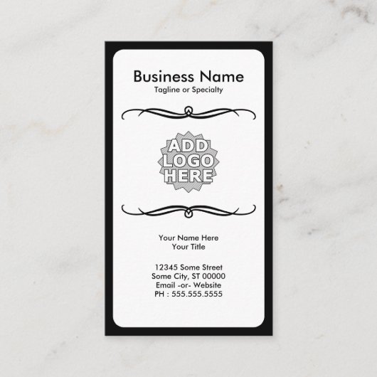 モダンデザイン 名刺 (正面)