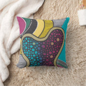 モダンデザイン，明熱狂するるいアメーバ，おもしろい クッション (ブランケット)