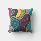 モダンデザイン，明熱狂するるいアメーバ，おもしろい クッション (正面)