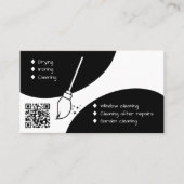 モダンデザイン&QRコードハウスユニーククリーナー 名刺 (正面)
