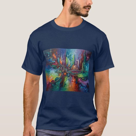 モダンデザイン Tシャツ (正面)