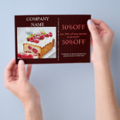 モダンデザートカップケーキパン チラシ (ハンドル)