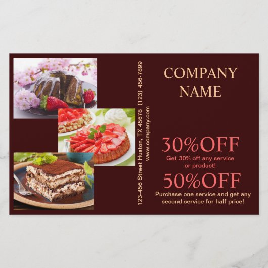 モダンデザートカップケーキパン チラシ (正面)