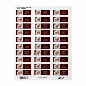 モダンデザートカップケーキパン ラベル (フルシート)