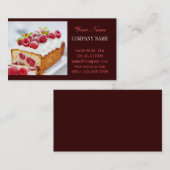 モダンデザートカップケーキパン 名刺 (正面/裏面)