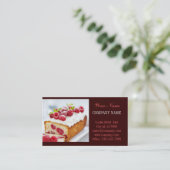 モダンデザートカップケーキパン 名刺 (スタンド正面)