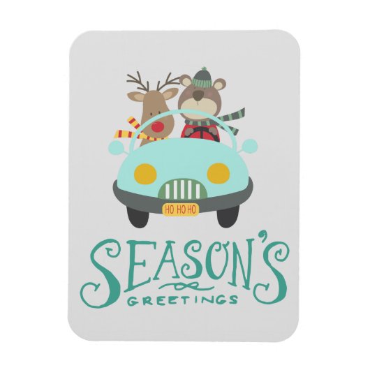 モダントナカイ&ベアホリデイ マグネット (縦)