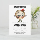 モダントレンディーおもしろい卒業式 招待状 (スタンド正面)