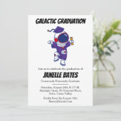 モダントレンディーおもしろい卒業式 招待状 (スタンド正面)