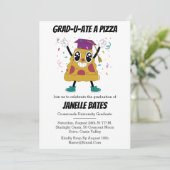 モダントレンディーおもしろい卒業式 招待状 (スタンド正面)