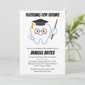 モダントレンディーおもしろい卒業式 招待状 (スタンド正面)