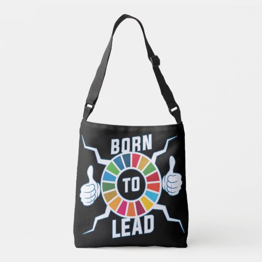 モダントレンディーやる気を起こさせる感動的ギフト クロスボディバッグ (裏面)