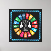 モダントレンディーインスパイアの形見 キャンバスプリント (正面)