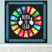 モダントレンディーインスパイアの形見 キャンバスプリント (インサイチュ (ウッドフロア))