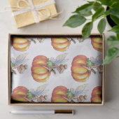 モダントレンディーウォーターカラーフェアリーとカボチャ 薄葉紙 (ギフト)