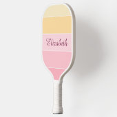 モダントレンディーエレガントカラーテンプレートパーソナライズされた ピックルボールラケット (左)